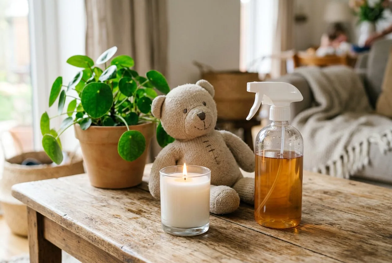 Common household items that can contribute to or help with indoor air quality in family homes